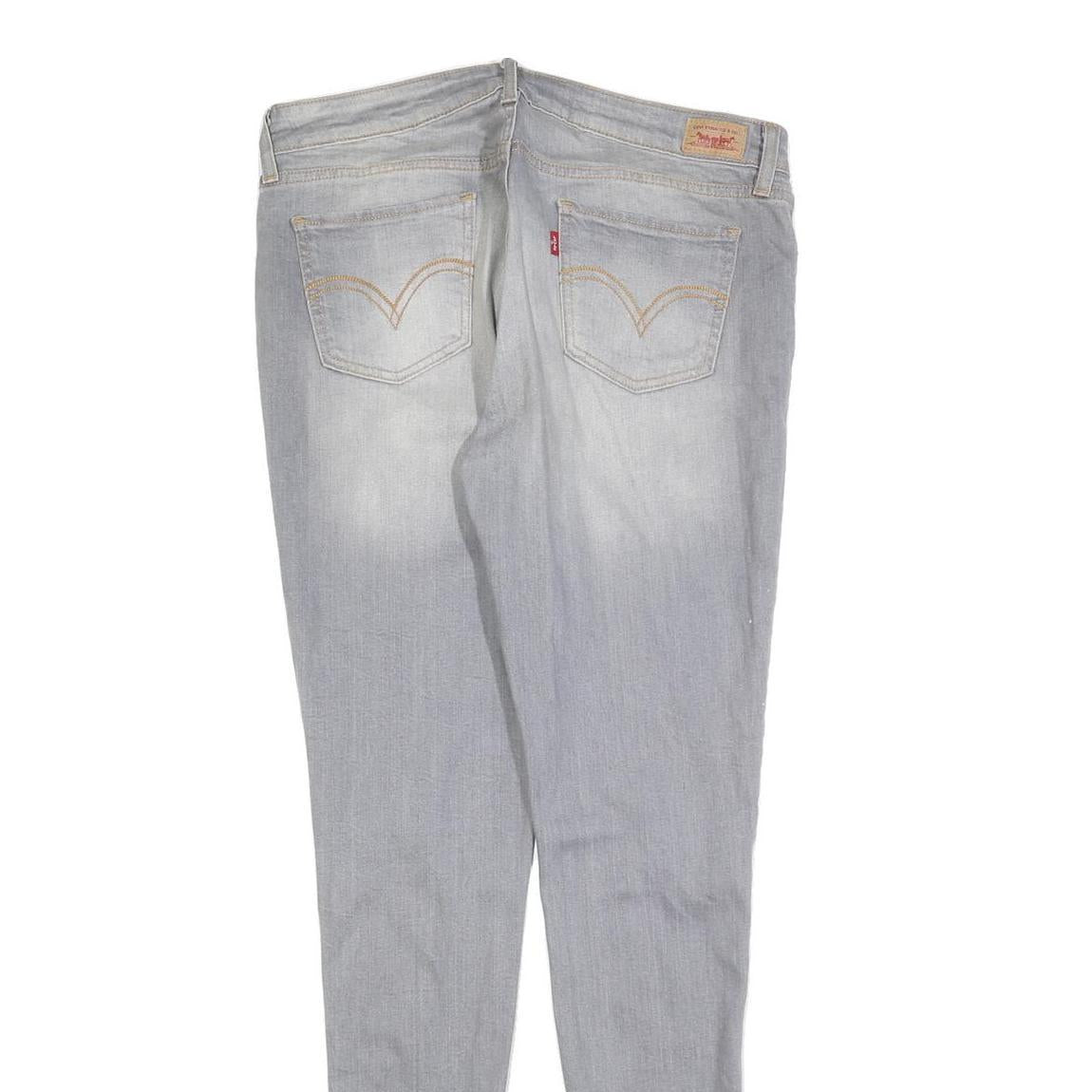 LEVI'S 535 Womens Slim Skinny Denim Light W32 L32 Stretch Cotton Blend Jeans