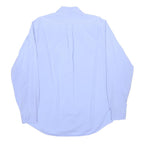 RALPH LAUREN Mens Blue Cotton Button Down Long Sleeve Shirt L Classic Fit