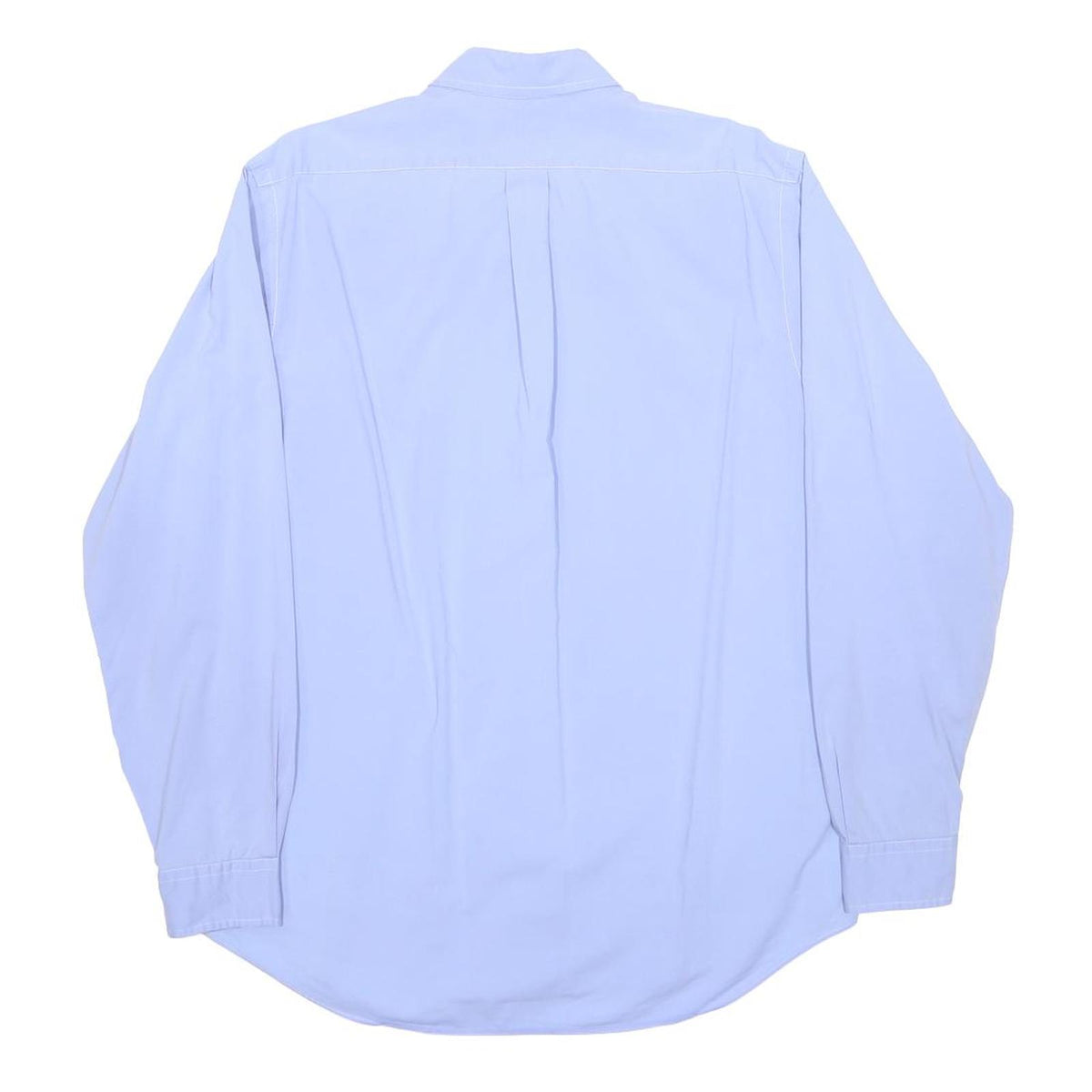 RALPH LAUREN Mens Blue Cotton Button Down Long Sleeve Shirt L Classic Fit