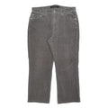 CALVIN KLEIN JEANS Womens Cotton Blend Grey Regular Straight Trousers W34 L26