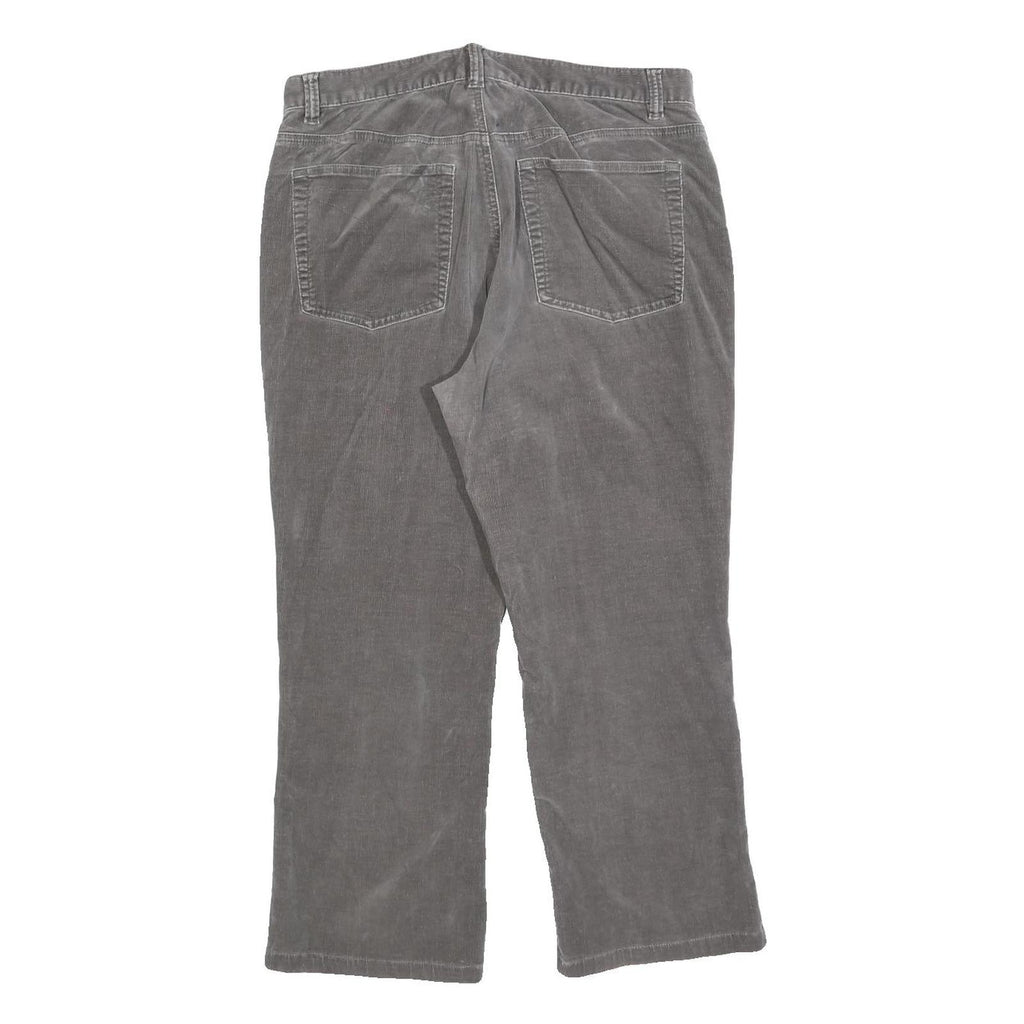 CALVIN KLEIN JEANS Womens Cotton Blend Grey Regular Straight Trousers W34 L26