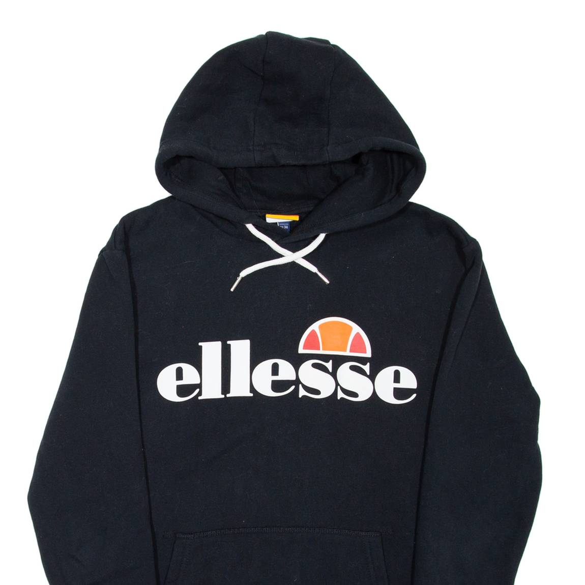 ELLESSE Womens Black Hoodie UK 6