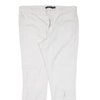 POLO RALPH LAUREN Chino Womens Trousers White Slim Skinny W32 L28
