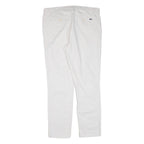 POLO RALPH LAUREN Chino Womens Trousers White Slim Skinny W32 L28