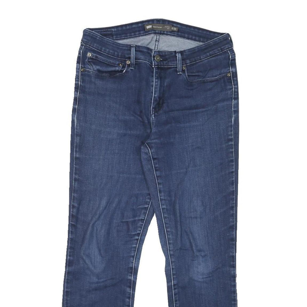 LEVI'S Womens Slim Blue Denim Medium Zip W29 L26 Stretch Skinny Jeans