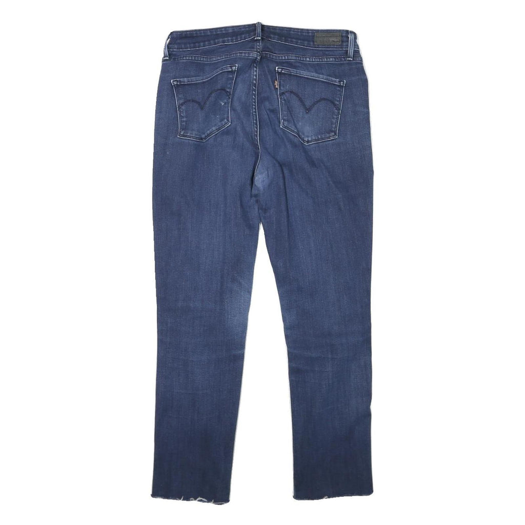 LEVI'S Womens Slim Blue Denim Medium Zip W29 L26 Stretch Skinny Jeans