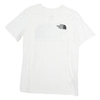 THE NORTH FACE Mens White S Short Sleeve Crew Neck Logo Printed T-Shirt