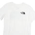 THE NORTH FACE Mens White S Short Sleeve Crew Neck Logo Printed T-Shirt