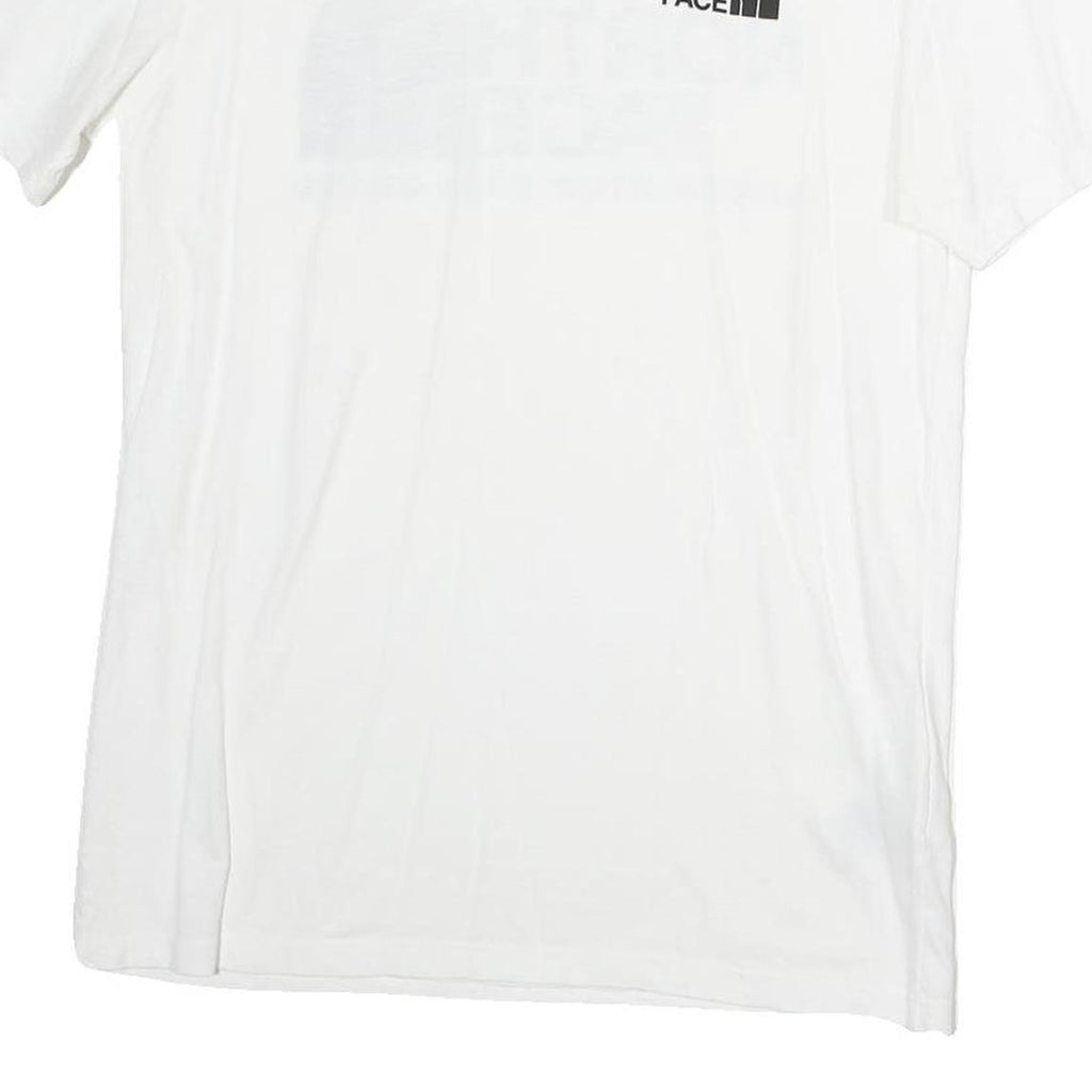 THE NORTH FACE Mens White S Short Sleeve Crew Neck Logo Printed T-Shirt