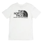 THE NORTH FACE Mens White S Short Sleeve Crew Neck Logo Printed T-Shirt