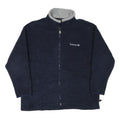 TIMBERLAND Mens Navy Blue Zip Jacket S Polyester Blend Plain Outdoor Casual