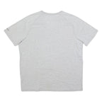CARHARTT Mens Grey Cotton Blend T-Shirt L Short Sleeve Crew Neck Logo Print