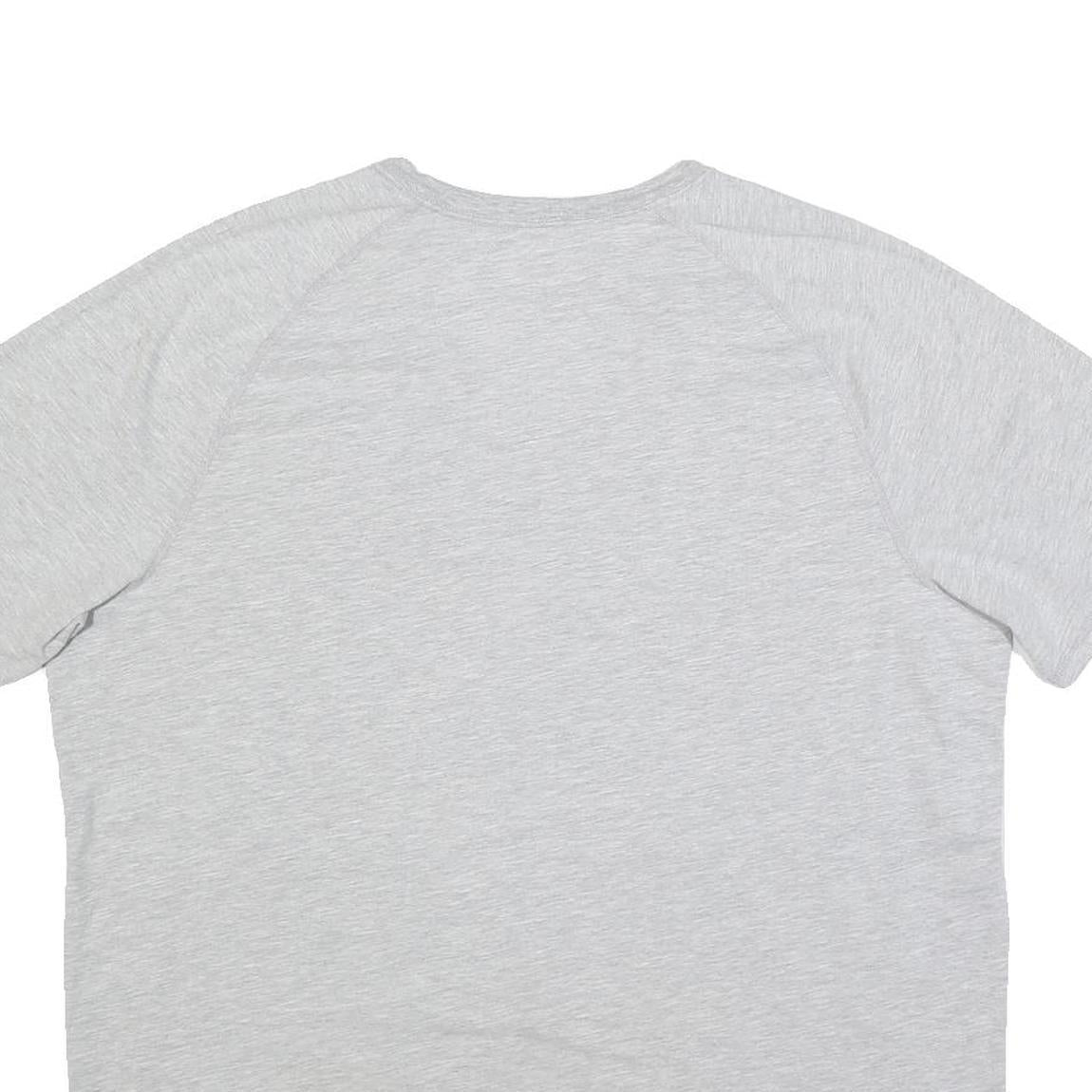 CARHARTT Mens Grey Cotton Blend T-Shirt L Short Sleeve Crew Neck Logo Print