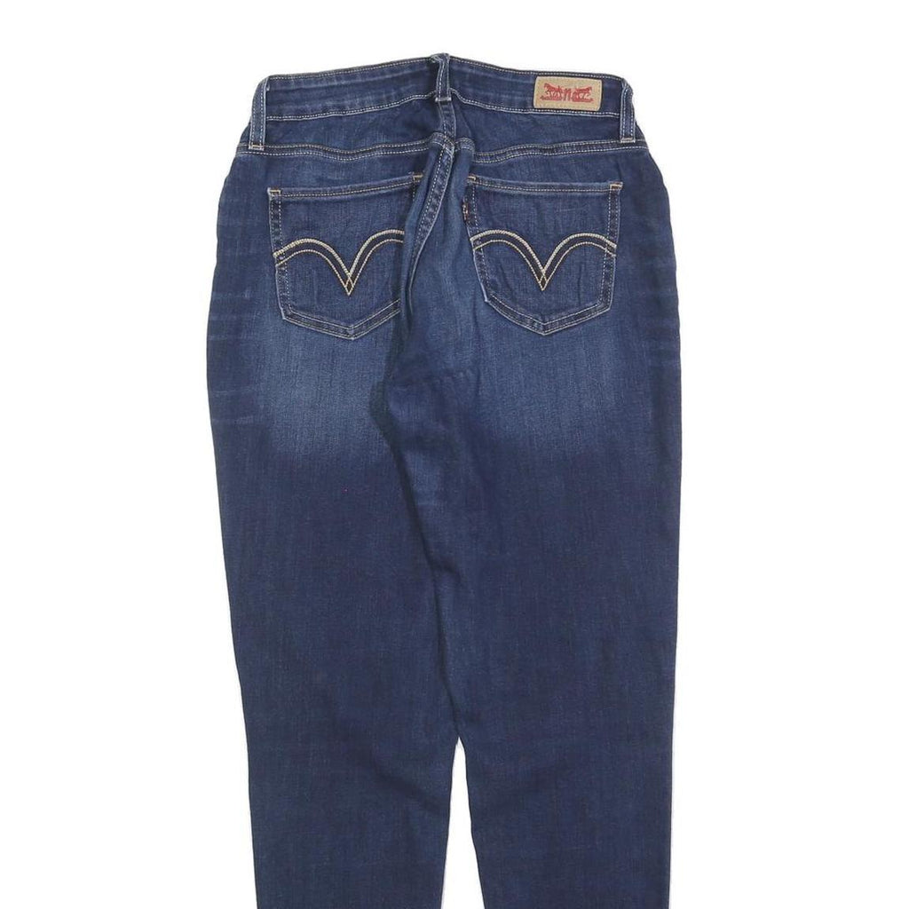 LEVI'S Womens Slim Blue Jeans Denim Medium W29 L30 Classic Cotton Blend Zip