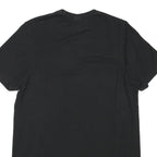 ADIDAS Mens Black Graphic T-Shirt S Short Sleeve Crew Neck Cotton Blend
