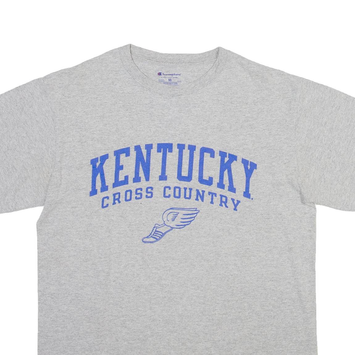 CHAMPION Kentucky Mens T-Shirt Grey USA M