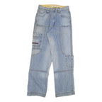 PHAT FARM Mens Jeans Blue Regular Straight Denim Light W30 L32 Casual Vintage