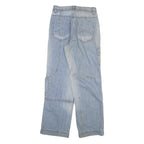 PHAT FARM Mens Jeans Blue Regular Straight Denim Light W30 L32 Casual Vintage