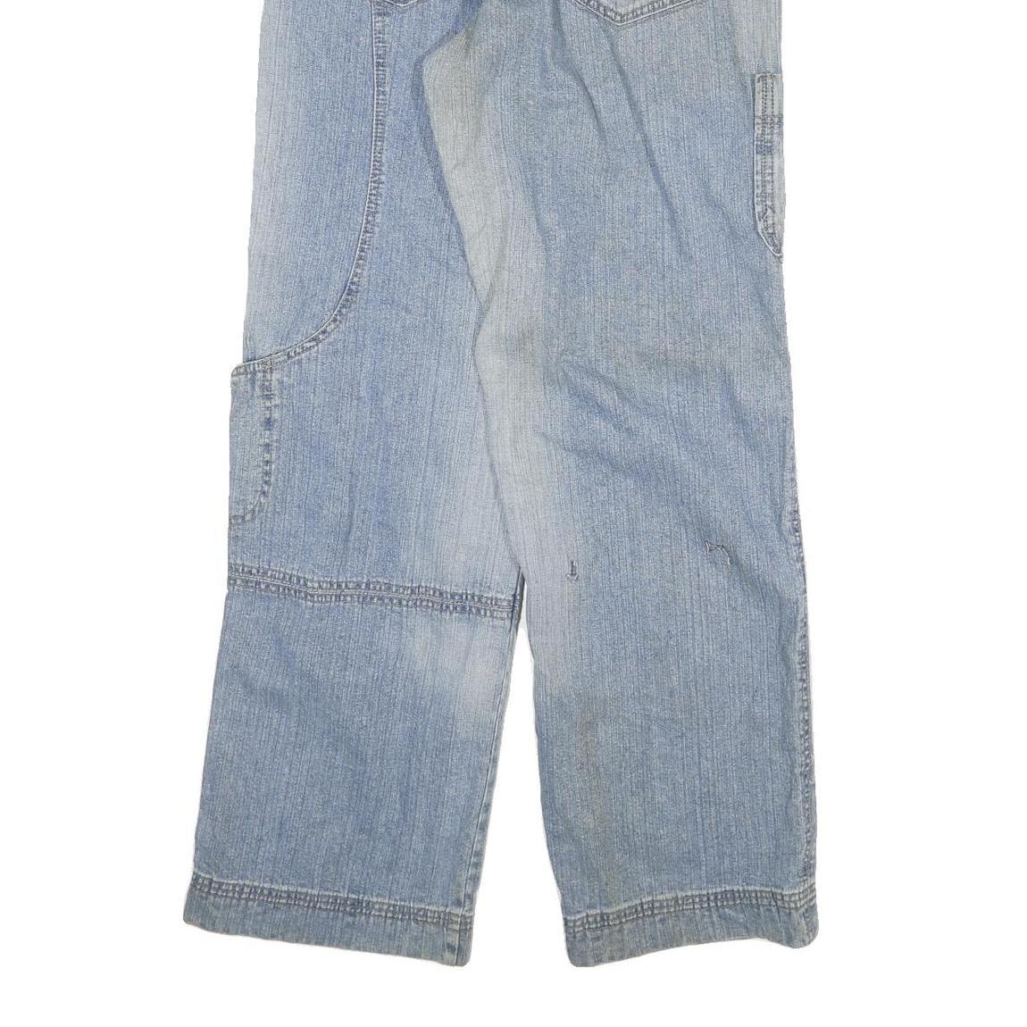 PHAT FARM Mens Jeans Blue Regular Straight Denim Light W30 L32 Casual Vintage