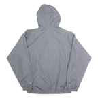 CHAMPION Mens Grey Lightweight Hooded Jacket M Polyester Plain Casual Sportswear
