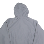 CHAMPION Mens Grey Lightweight Hooded Jacket M Polyester Plain Casual Sportswear