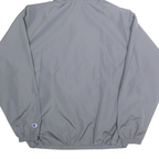 CHAMPION Mens Grey Lightweight Hooded Jacket M Polyester Plain Casual Sportswear
