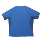 BERGHAUS Mens Blue & Navy Polyester Blend Short Sleeve Crew Neck T-Shirt XL