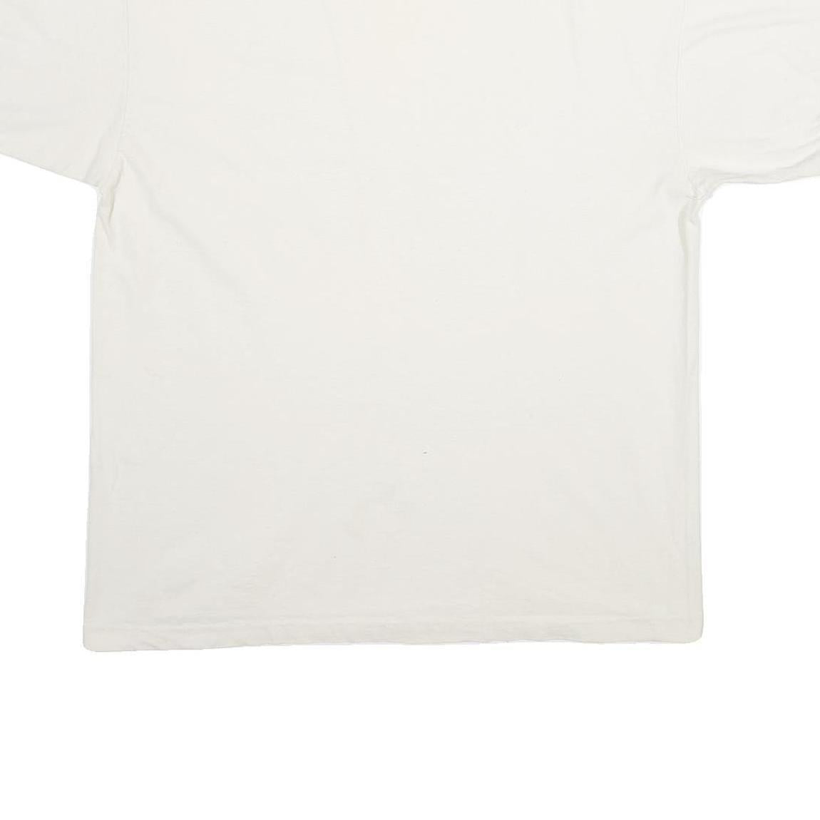 ALORE Mens White & Green Myrtle Beach Graphic T-Shirt XL Short Sleeve Crew Neck