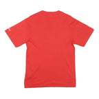 NISHI Mens Red National Sports Festival Graphic T-Shirt L Short Sleeve Crew Neck