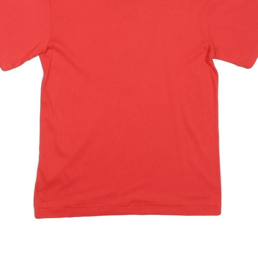 NISHI Mens Red National Sports Festival Graphic T-Shirt L Short Sleeve Crew Neck