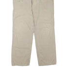 CARHARTT Mens Cotton Blend Beige Regular Fit Straight Leg Trousers W34 L34