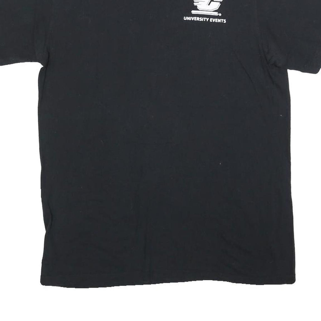 ADIDAS Mens Black Cotton Blend Graphic T-Shirt M Short Sleeve Crew Neck