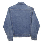 Tomorrows Generation Womens Blue Denim Button Jacket S Woven Casual Retro Style