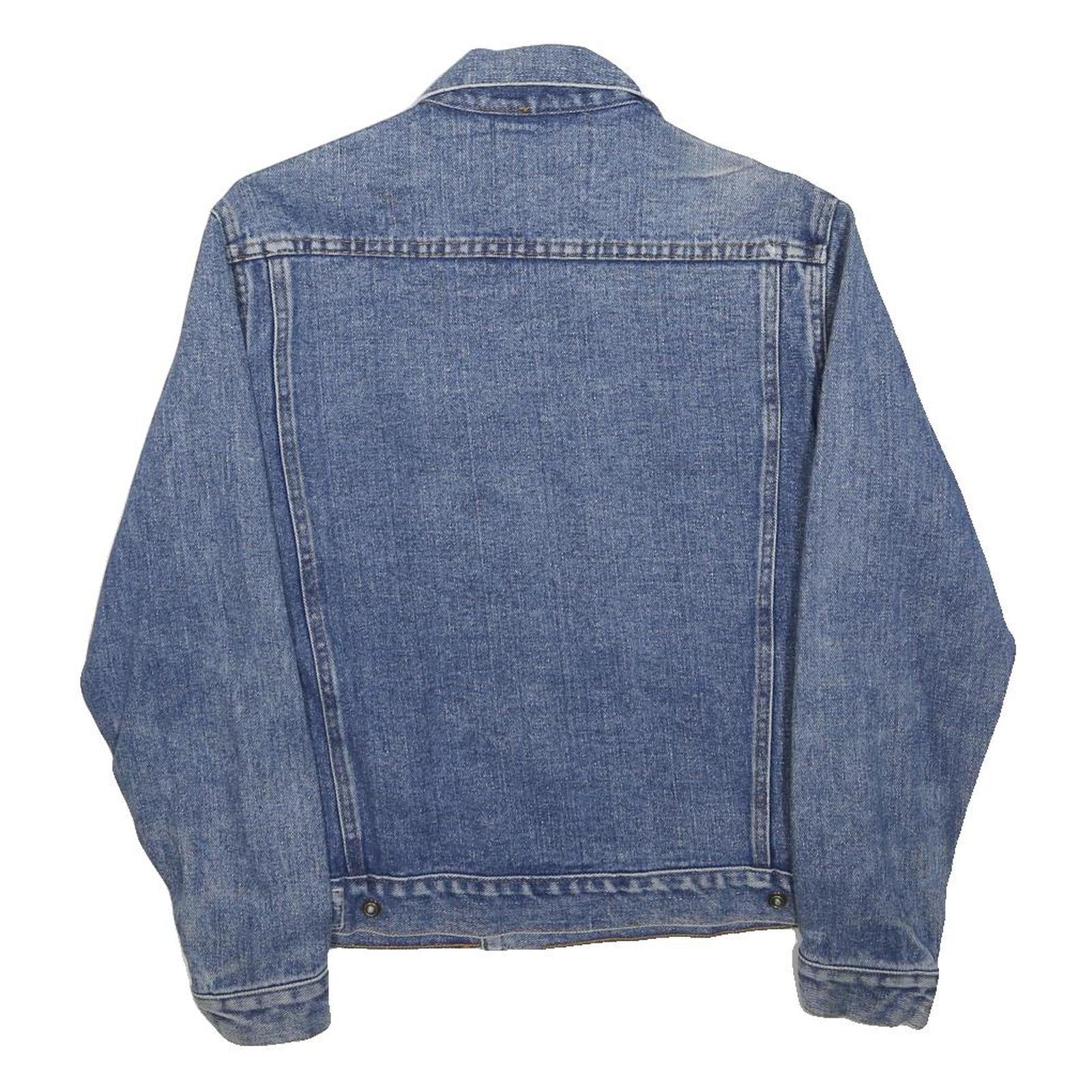 Tomorrows Generation Womens Blue Denim Button Jacket S Woven Casual Retro Style