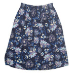 SAG HARBOUR Womens A-Line Skirt Blue Midi L