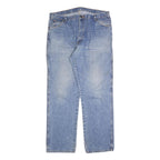 DICKIES Mens Regular Fit Blue Denim Straight Jeans W40 L34 Workwear Cotton Blend