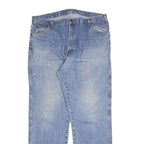 DICKIES Mens Regular Fit Blue Denim Straight Jeans W40 L34 Workwear Cotton Blend