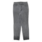 GUESS Womens Slim Jeans Black Denim W28 L29 Classic Zip Pocket Detail