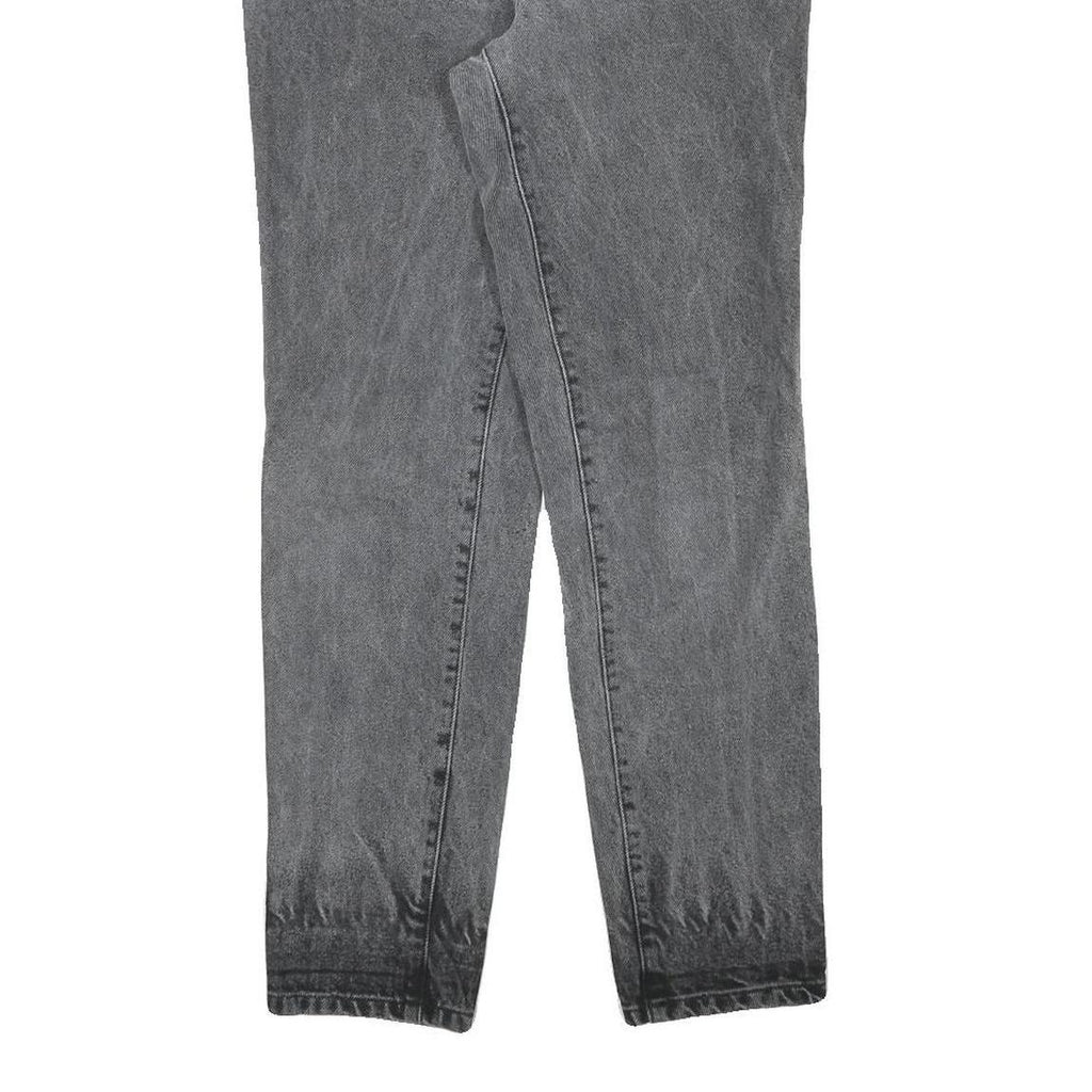 GUESS Womens Slim Jeans Black Denim W28 L29 Classic Zip Pocket Detail