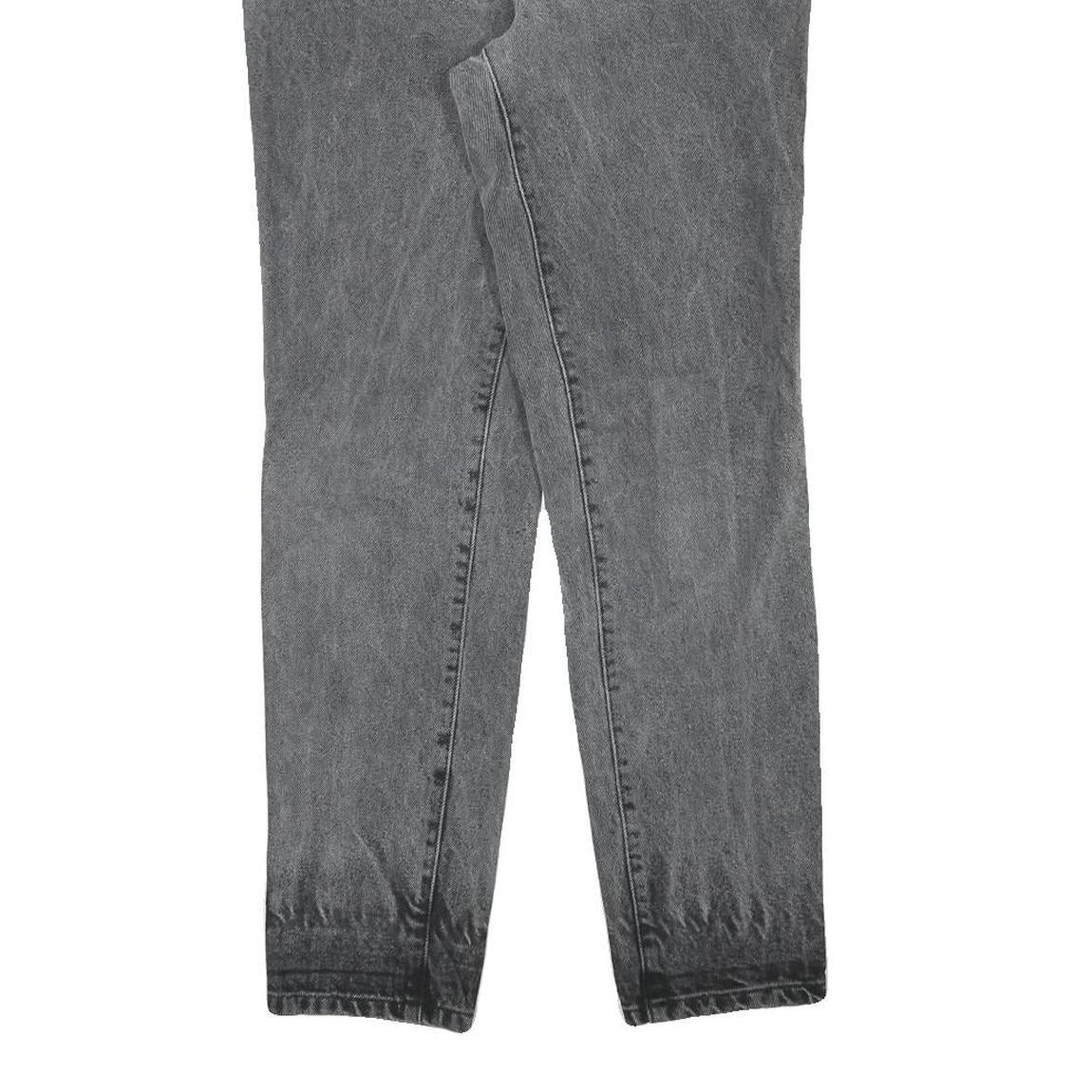 GUESS Womens Slim Jeans Black Denim W28 L29 Classic Zip Pocket Detail