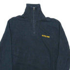 NAUTICA Mens Jumper Blue 1/4 Zip Tight Knit XL