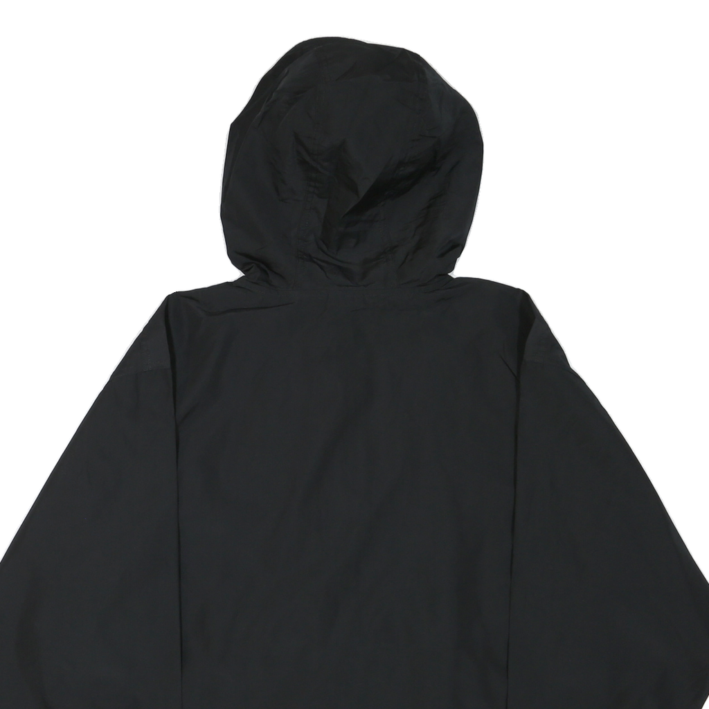 CHAMPION Mens Black University Print Zip Jacket S Polyester Blend Hooded Casual