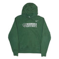 NIKE Mens Green Miramonte Baseball Pullover Hoodie M Cotton Casual Sportswear