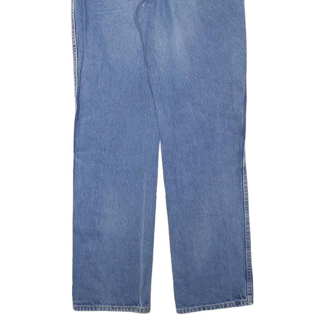 DICKIES Mens Regular Fit Blue Denim Jeans W36 L34 Zip Pocket Casual Workwear