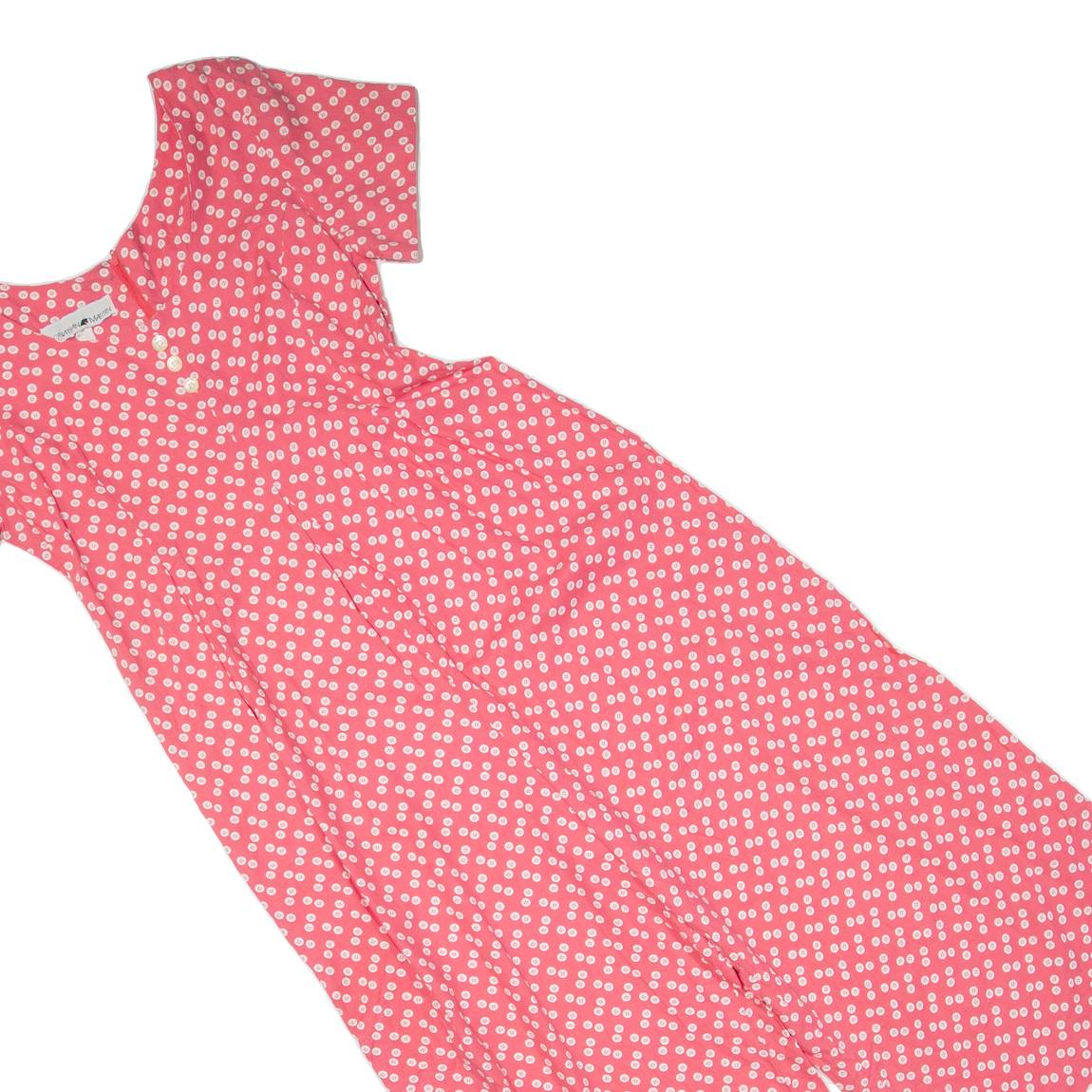 JONATHAN MARTIN Womens Jumpsuit Pink Spotted Wide-Leg M
