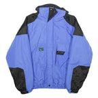 CORNICE Mens Blue & Black Outdoor Nylon Jacket M Zip Plain Lightweight