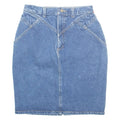 Womens Straight Skirt Blue Knee Length Denim S