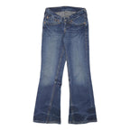 LEVI'S Womens Jeans Blue Regular Flared Denim Medium W28 L31 Classic Fit Zip