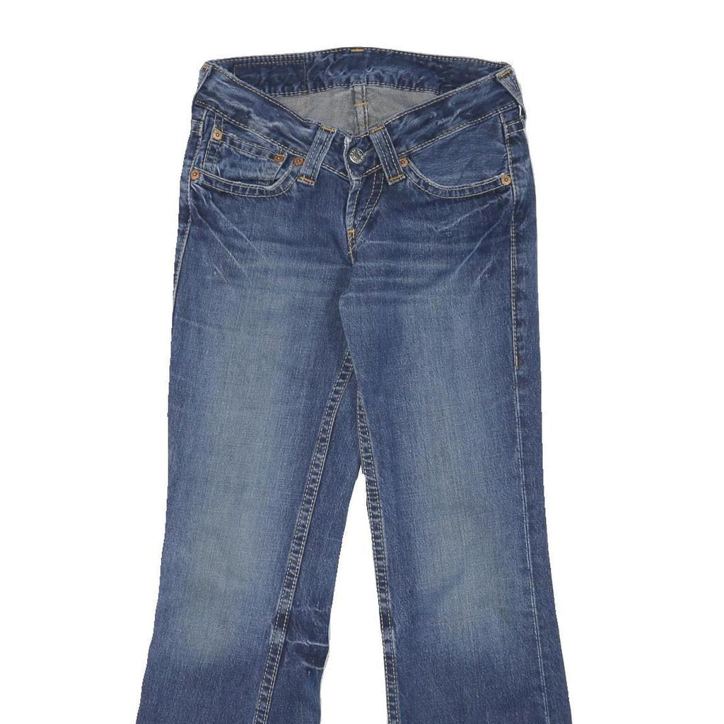 LEVI'S Womens Jeans Blue Regular Flared Denim Medium W28 L31 Classic Fit Zip