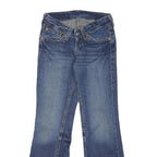 LEVI'S Womens Jeans Blue Regular Flared Denim Medium W28 L31 Classic Fit Zip